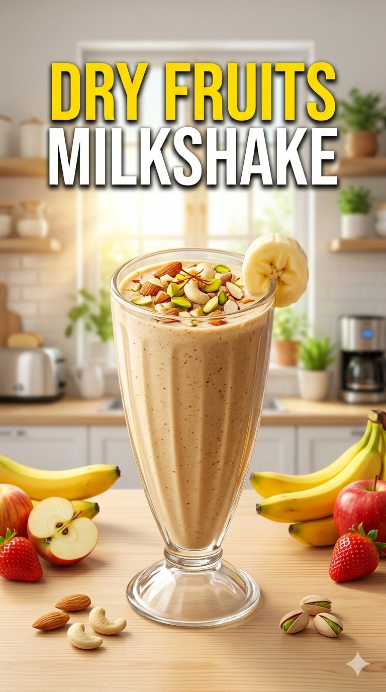 Dryfruits Milkshake Recipe